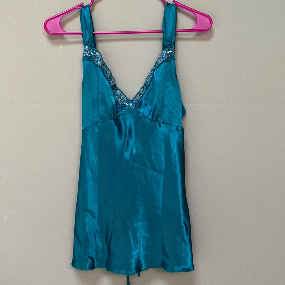 Silk Teal Tank